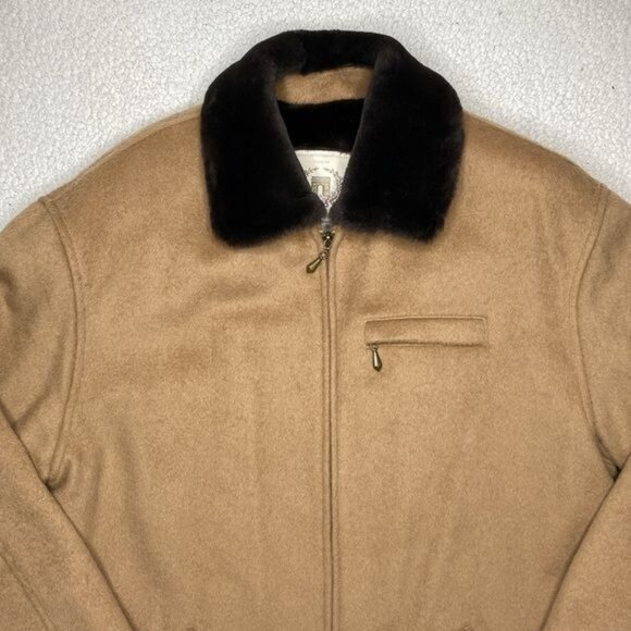 Express De L’Opera Mohair Full Zip Pea Coat: Size Medium - Picture 4 of 14